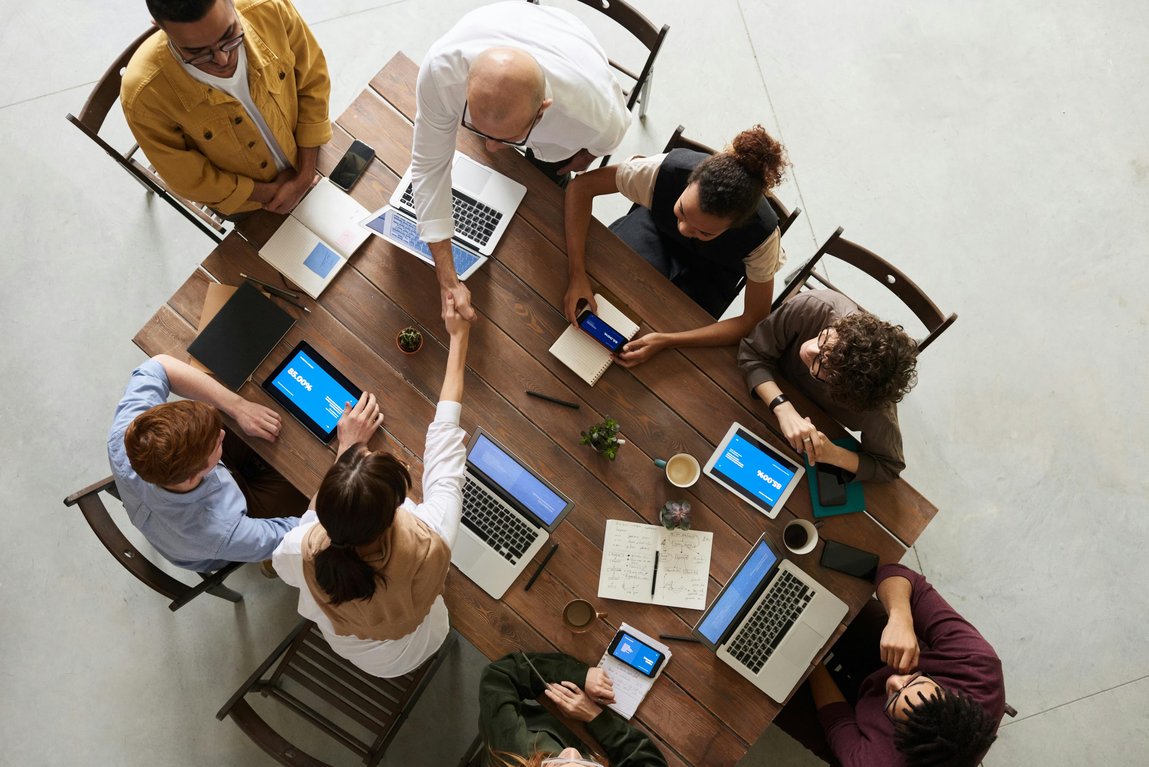 Accountants reviewing tax and compliance work