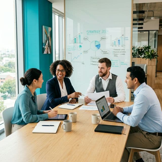Virtual CFO and growth advisory meeting